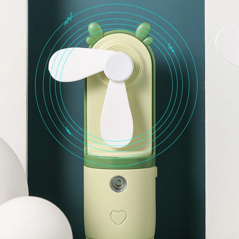 Spray Small Fan Dormitory Mini Usb Charging Fan Portable Carry-on Office Desktop Handheld Water Replenishment Instrument