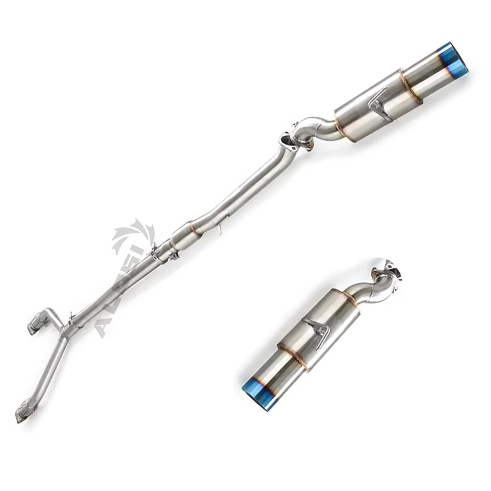 ALOSI Cat Back Exhaust System for Infiniti Q70 2013-2019 2.5/3.5/3.7 Large Caliber Pointed Design with Front Y-Shaped Pipe