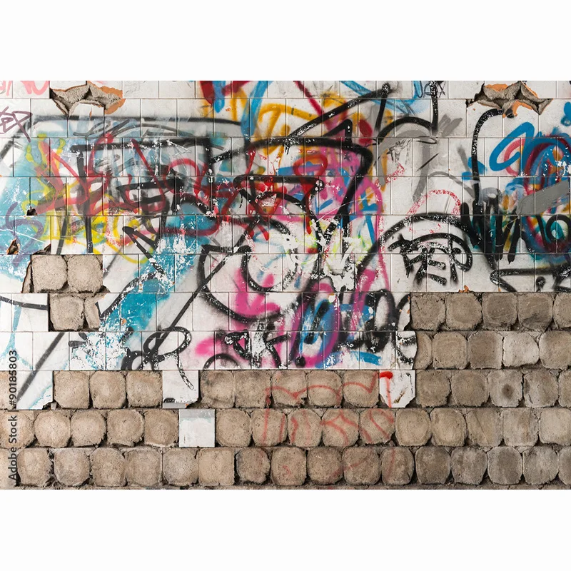 Nitree الطوب جدار التصوير الخلفيات الكتابة على الجدران صورة الخلفيات لاستوديو الصور 211230   OPK-01