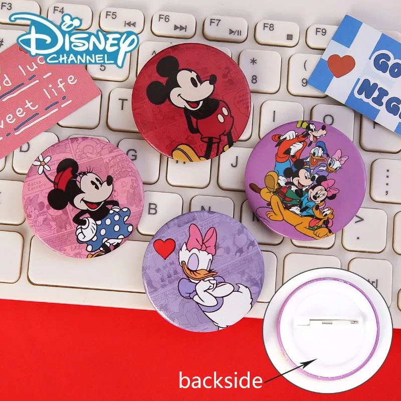 

Значок из жести Диснея, кнопка, круглая брошь с героями мультфильмов, аниме, значки с лацканами, одежда, рюкзак, шляпа, сумка, креативные украшения, подарок друзьям