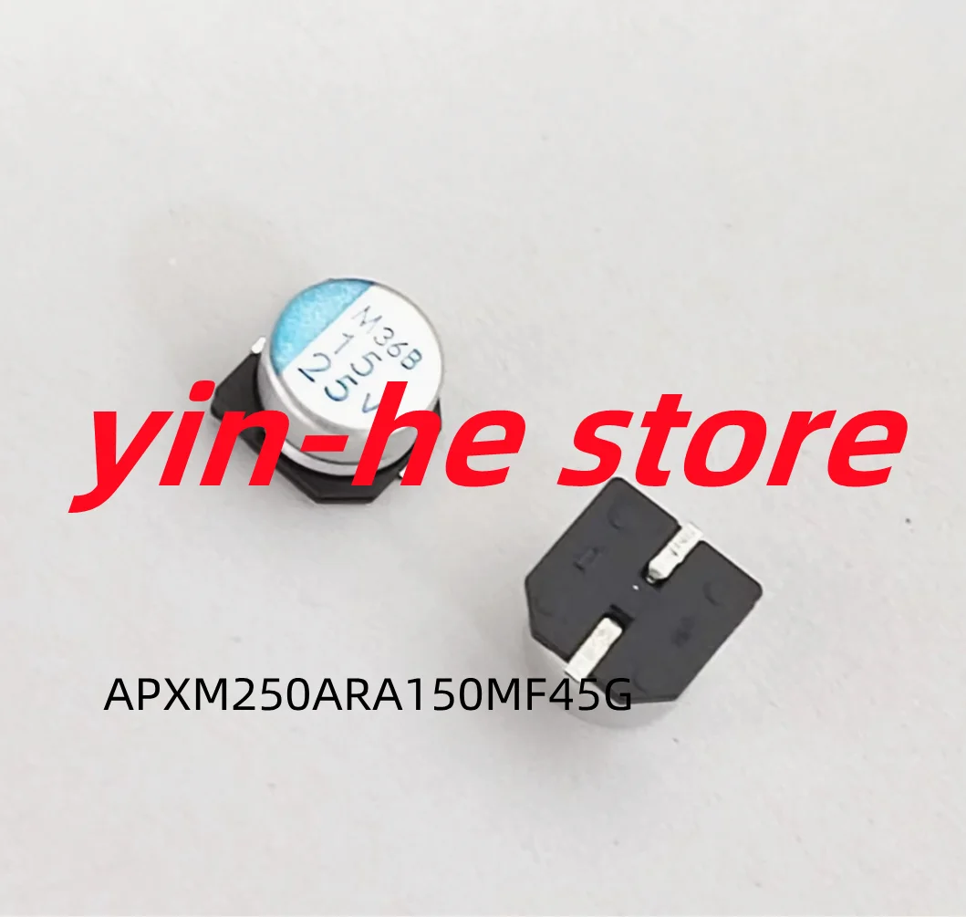 20PCS  APXM250ARA150MF45G  Solid SMD Capacitor 25V15UF 6.3*4.5  PXM Series APXM250ARA150MF45G  15UF 25V