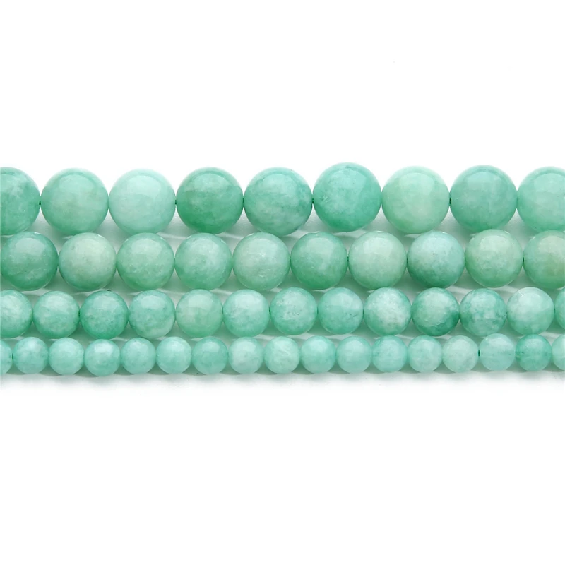 

Natural Stone Blue Agates Beads Round Loose Spacer Beads For Jewelry Making DIY Handmade Bracelets Necklace Earring Accessories