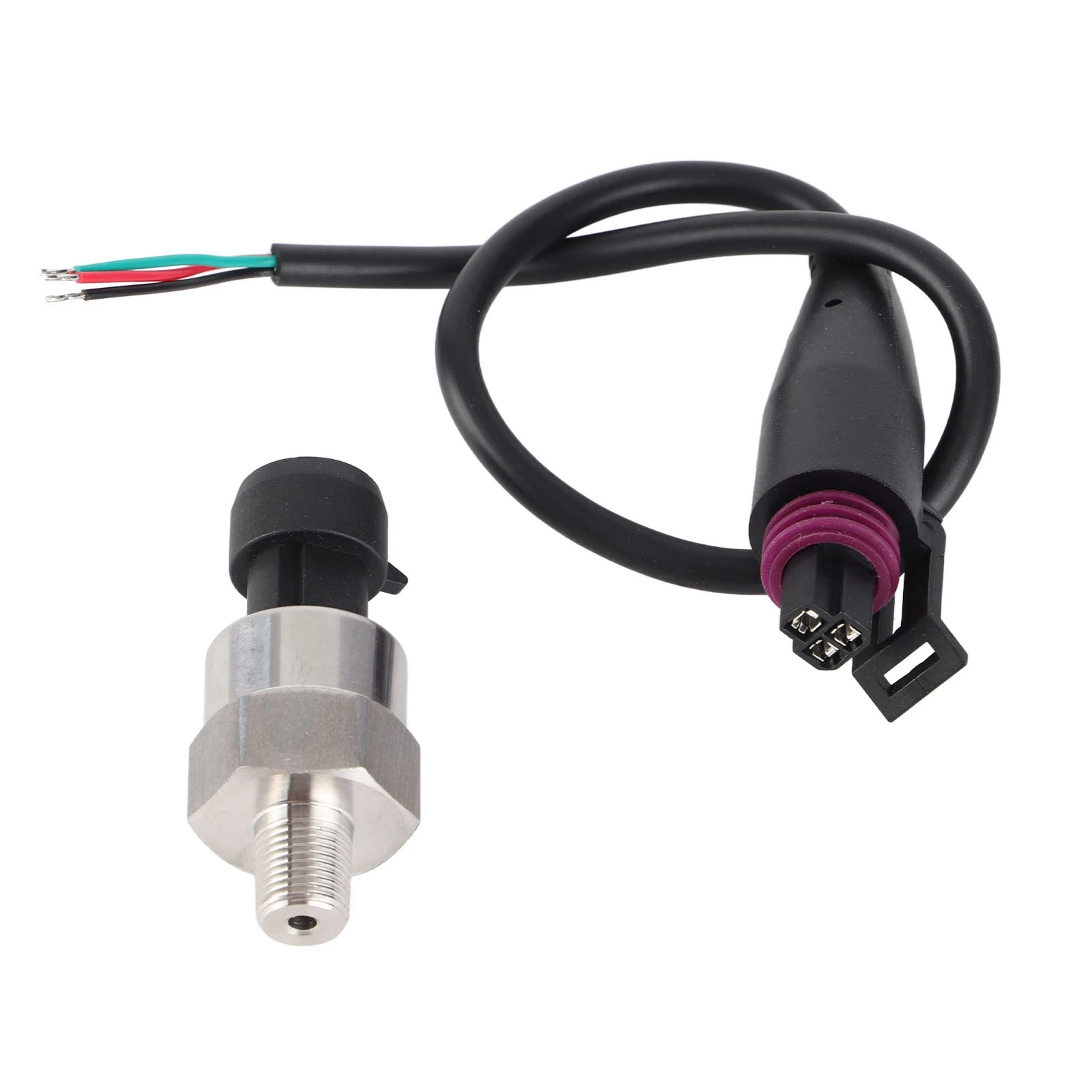 Pressure Sensor Pressure Transducer 1/8NPT Thread Stainless Steel Pressure Transducer Sender Sensor for Oil Fuel  Water