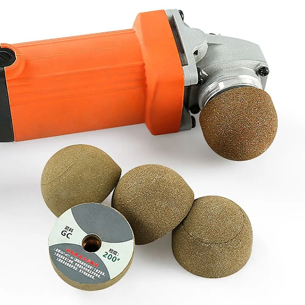 Stone Pebble Marble Cobblestone Stones Engraving Mushroom Grinding Head Internal Hole Diamond Brazed Polishing Wheel