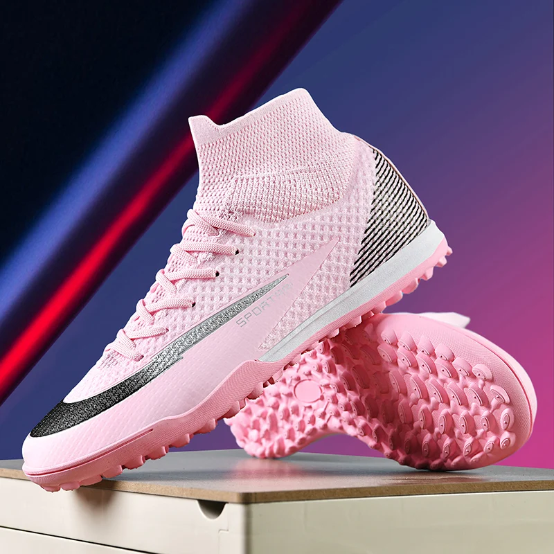 

Men Soccer Shoes Professional Society Original Turf Football Boots Cleats Field Grass Training TF/FG Football Shoes Match Tenis