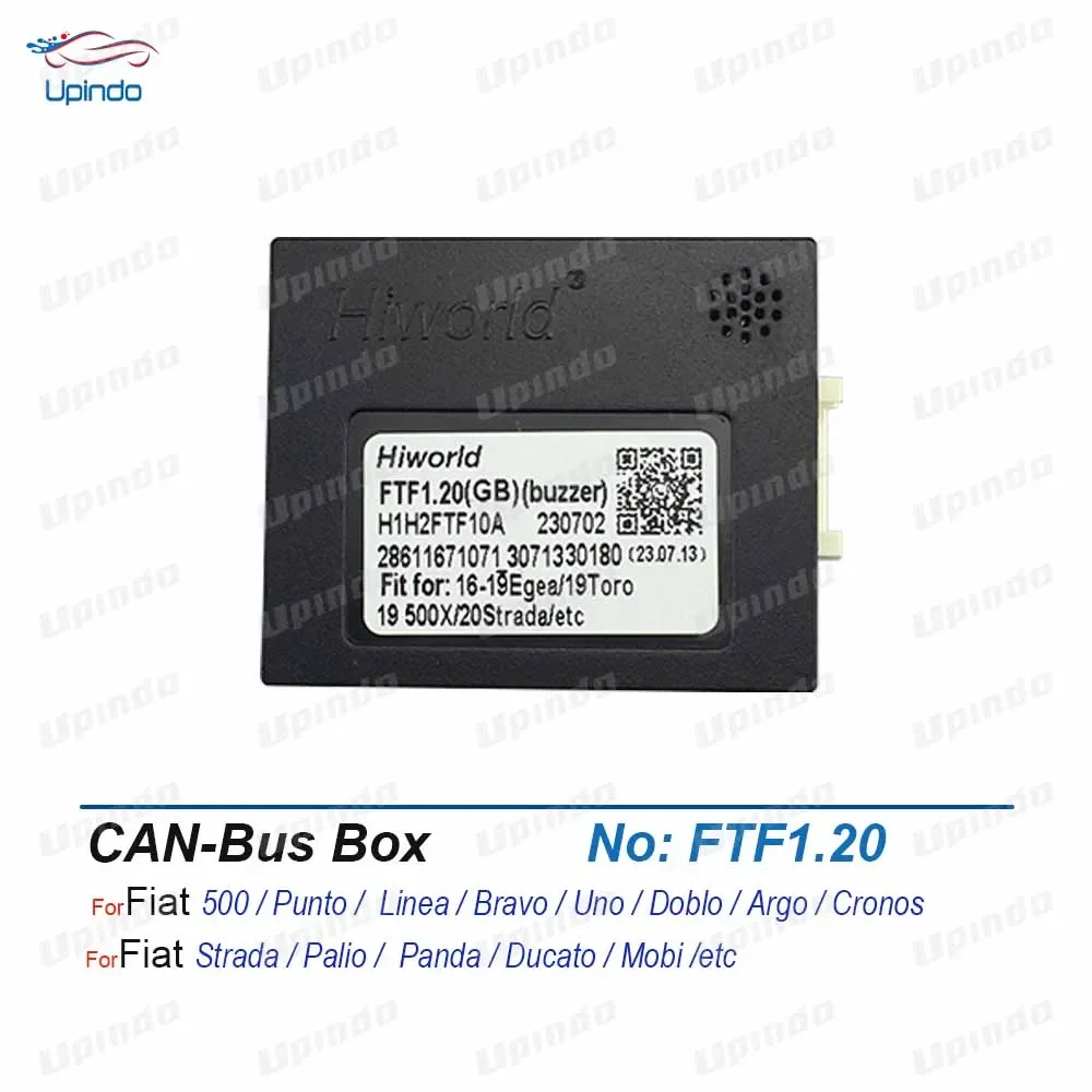Car Radio CANBus Decoder CAN Bus Adapter for FIAT Doblo 500 Uno Fiorino Palio Bravo Punto Panda Dacuto Strada Argo Toro Mobi