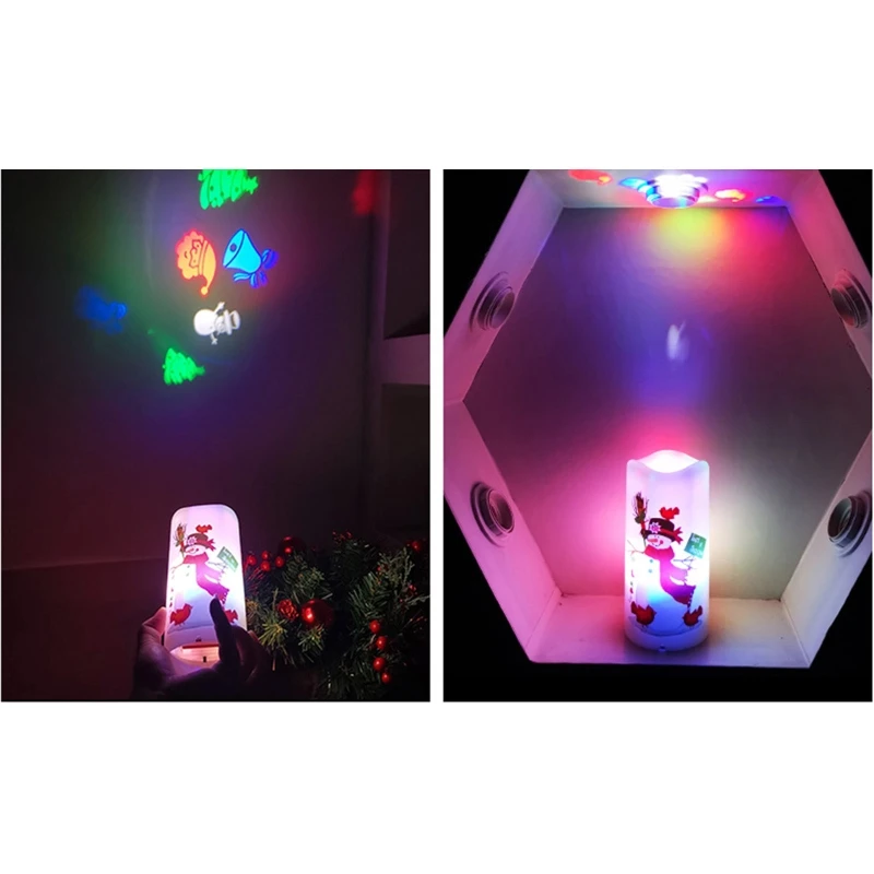 Y1UB Velas sem chama piscando velas elétricas LED para o