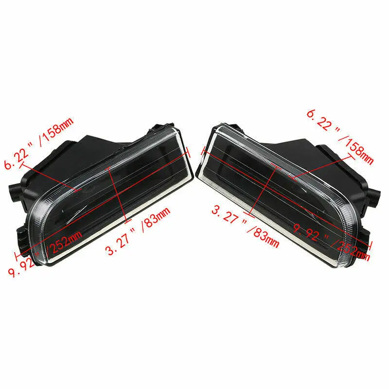 #11S (Black)1 Pair Clear Lens Fog Front Bumper Light Lamp For-BMW E38 7 Series,Automotive Parts & Accessories