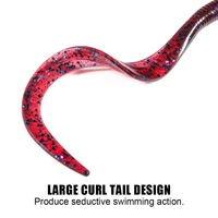 Spinpoler Soft Baits Fishing Lure Worm Grub Artificial Silicone Swimbait 13.5cm 16.5cm Earthworm Wobblers Sea Trout Accessories 3