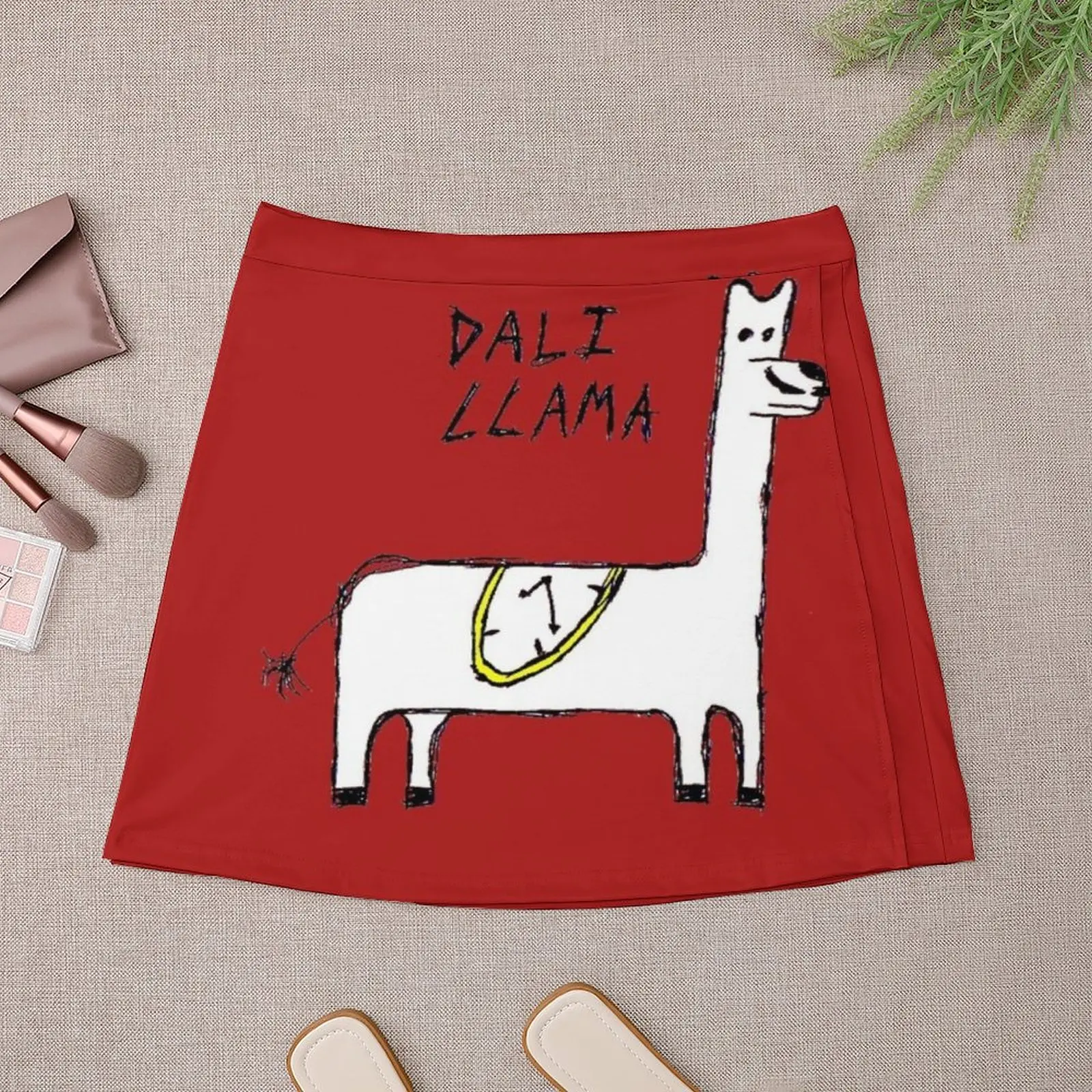 Mini jupe Dali Llama pour femmes, vêtements New YorShort, 2023