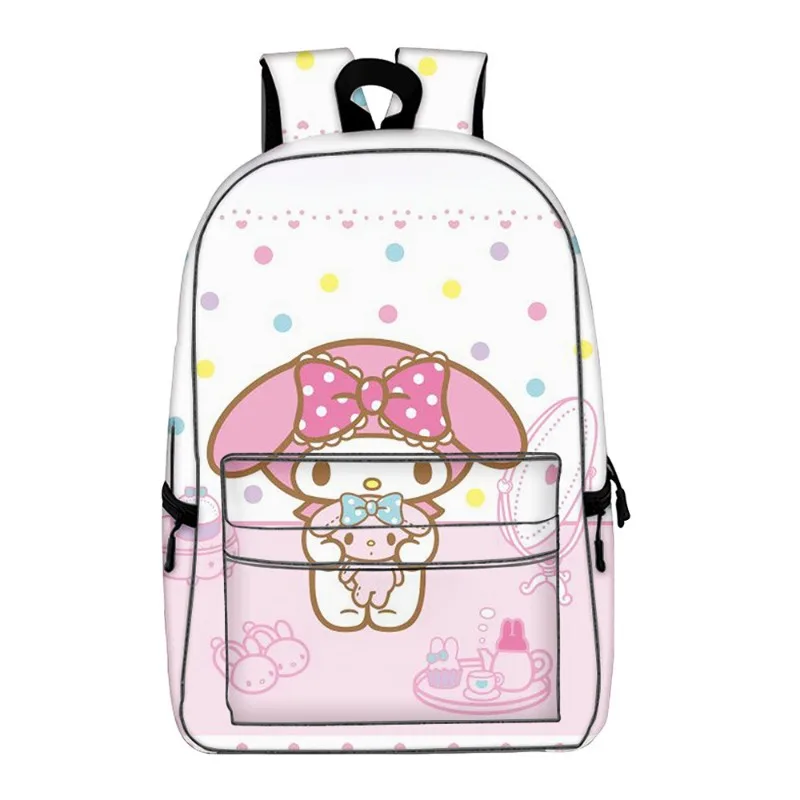 My Melody-Mochila escolar para chica, morral para ordenador portátil, bolsa de viaje para estudiantes universitarios