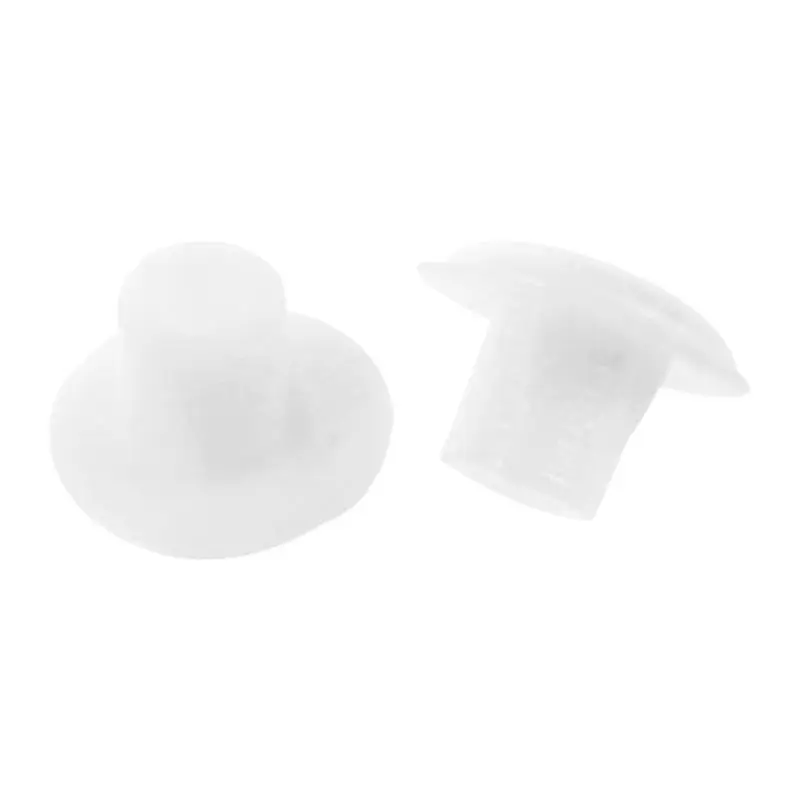 100 pezzi decor 5 mm coperchio di perforazione in plastica bianca