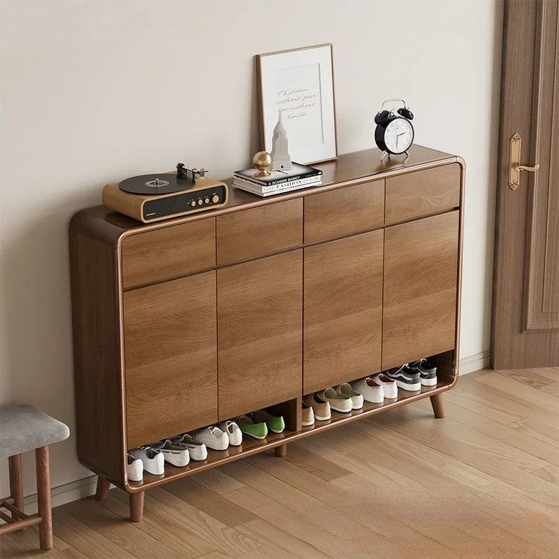 

Shoe Storage Cabinet for Entryway with Door Woode Storage Space Saving Shelf Entryway Bench Woonkamer Living Room Furniture