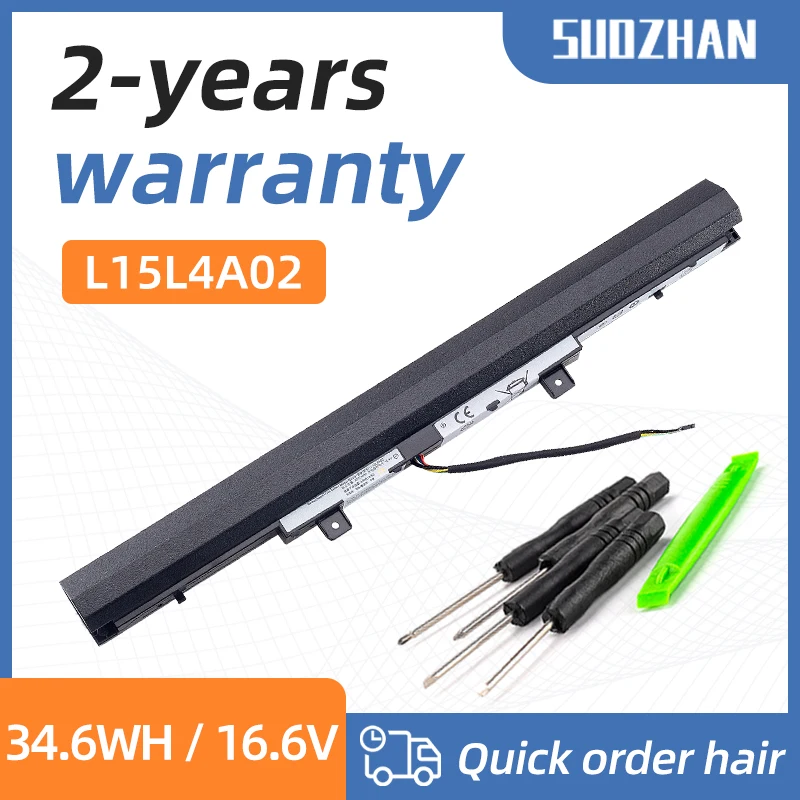 Bateria Suozhan L15l4a02 L15m4a02 para Lenovo V11014ast 15ast 15iap 15isk 15ikbl15c4a02l15s4a02l15l4e02 L15c4e01