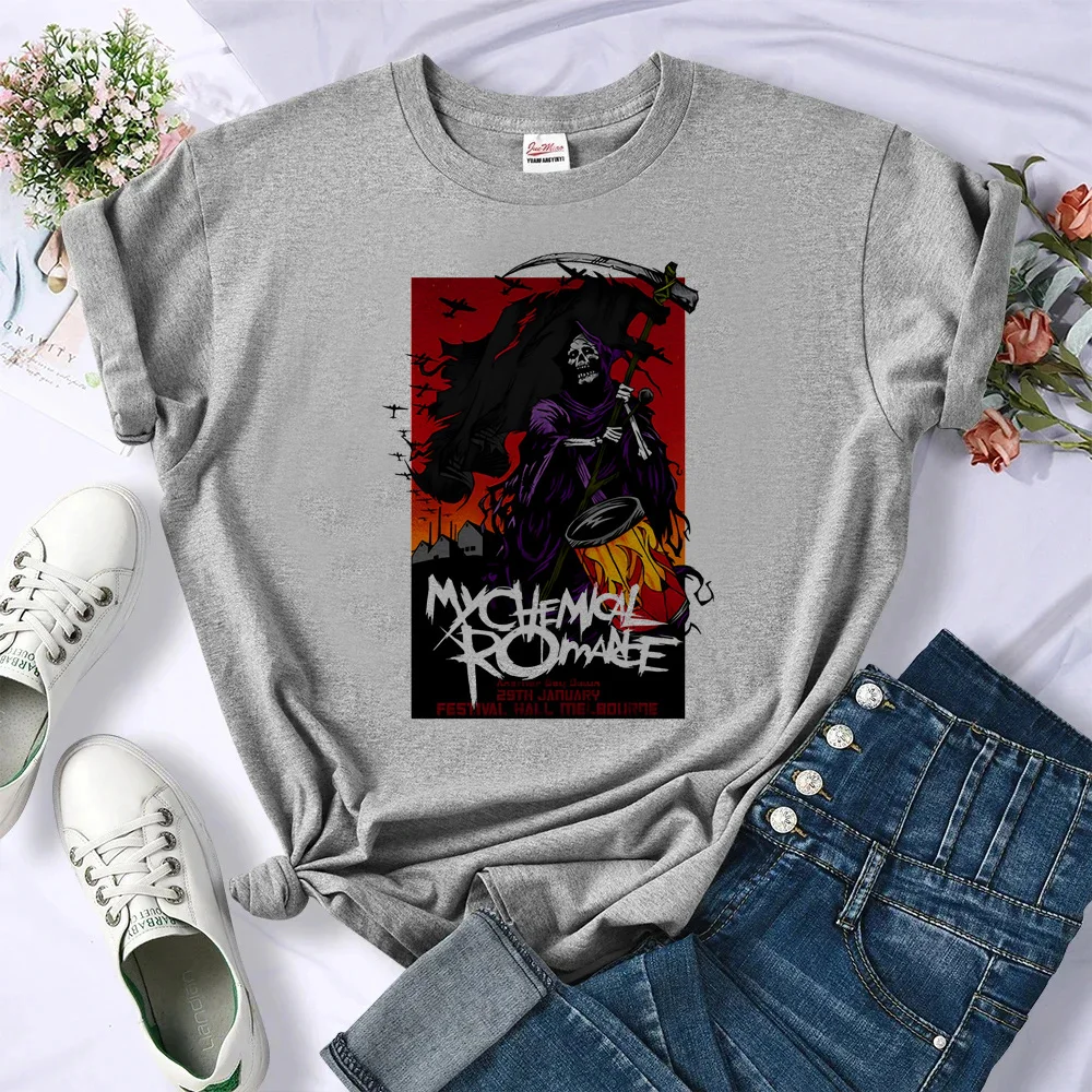 

My Chemical Romance tshirt women comic t shirt girl manga clothing