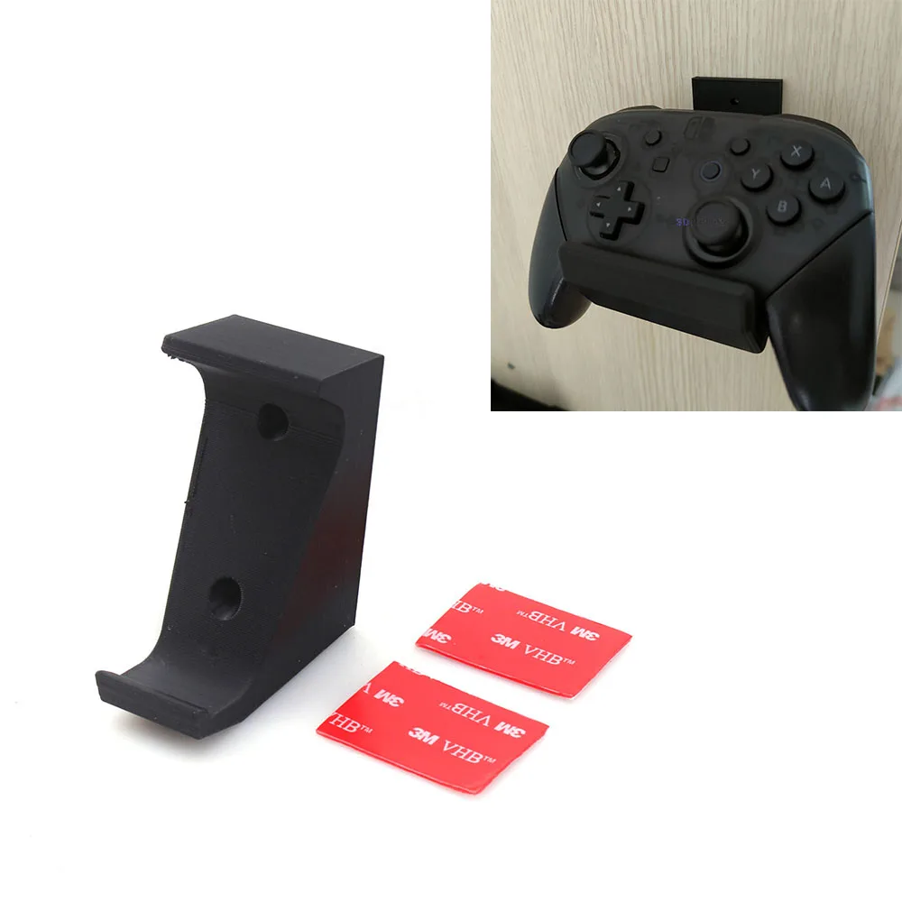 Wall Stand Controller Mount Joystick Dock Camera Bracket XBoxOne Slim Game 3D Print Plastic Storage Holder Rack Gamepad