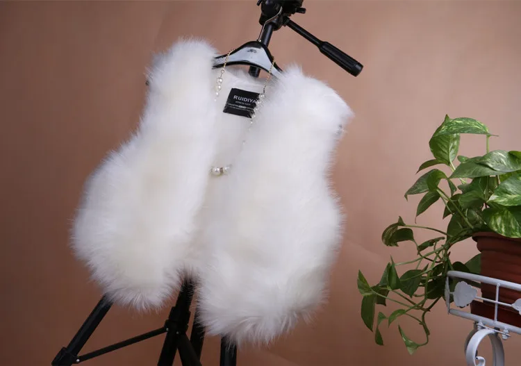 Or femmes fourrure gilet automne hiver Faion coupe ajustée à la mode ceinturé Plu Jaet coréen Sle v-ne sans manches trajet Sle