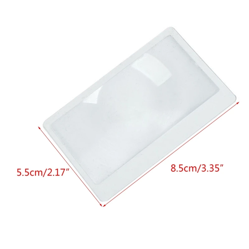 Handheld Reading Magnifier Glass Handheld Card Old Man Reading Glass