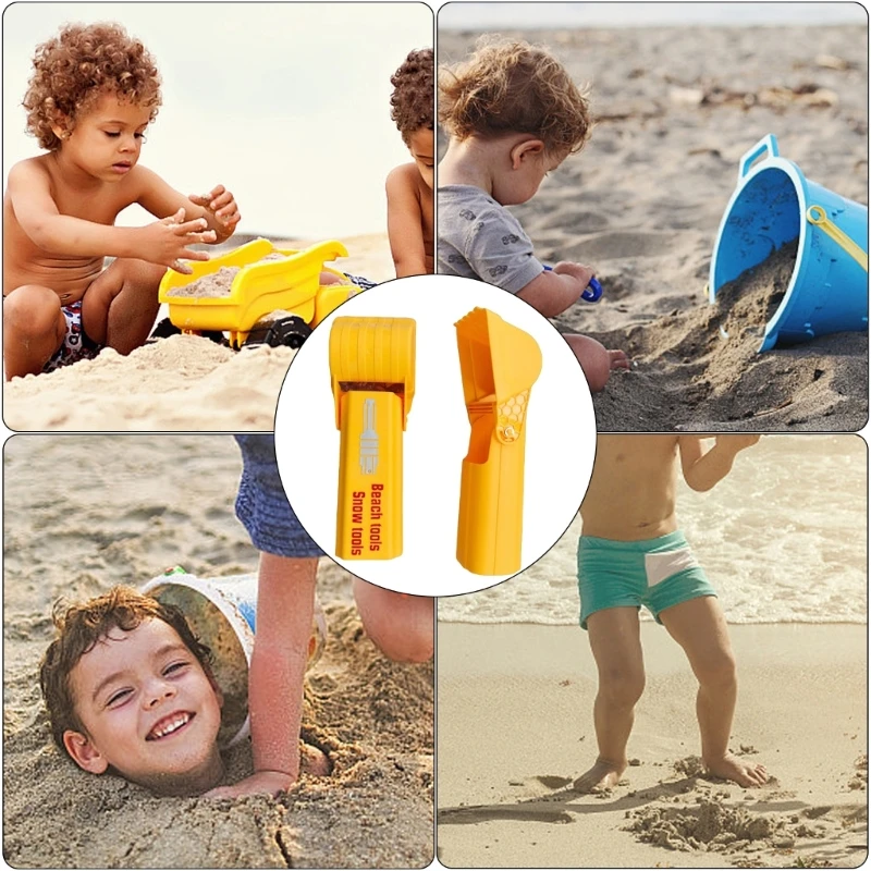 F19F Zandgravende strandgraafmachine Armbenodigdheden voor kinderen Gadgets voor zand en strand