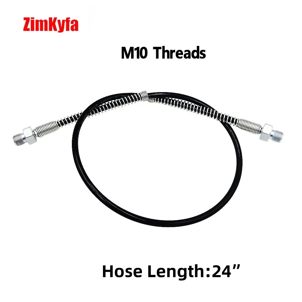 Micro Bore Hose In-Flight Refueling Remote Fill Whip M10x1 For Gas Charging Adapter W.P 630bar High Pressure For Air Tool