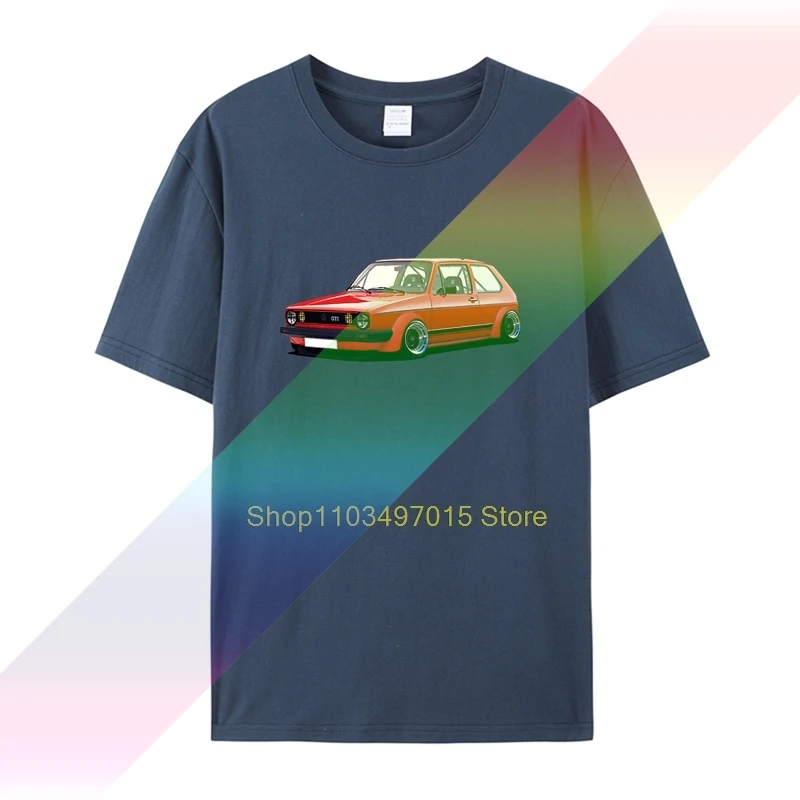 T-Shirt White Round Neck Germany Classic Legend Car Golf Gti Red Mk1 2019 New Brand Sales Cotton Short Sleeve Military T Shirts