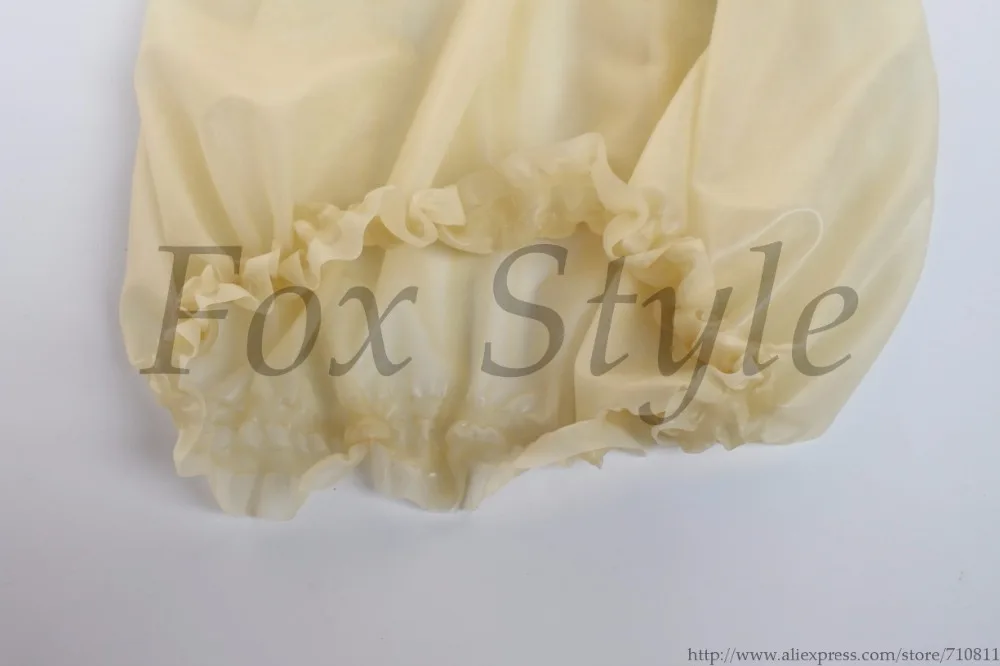 شحن مجاني! ملابس داخلية شفافة مثيرة سراويل قصيرة من اللاتكس للرجال