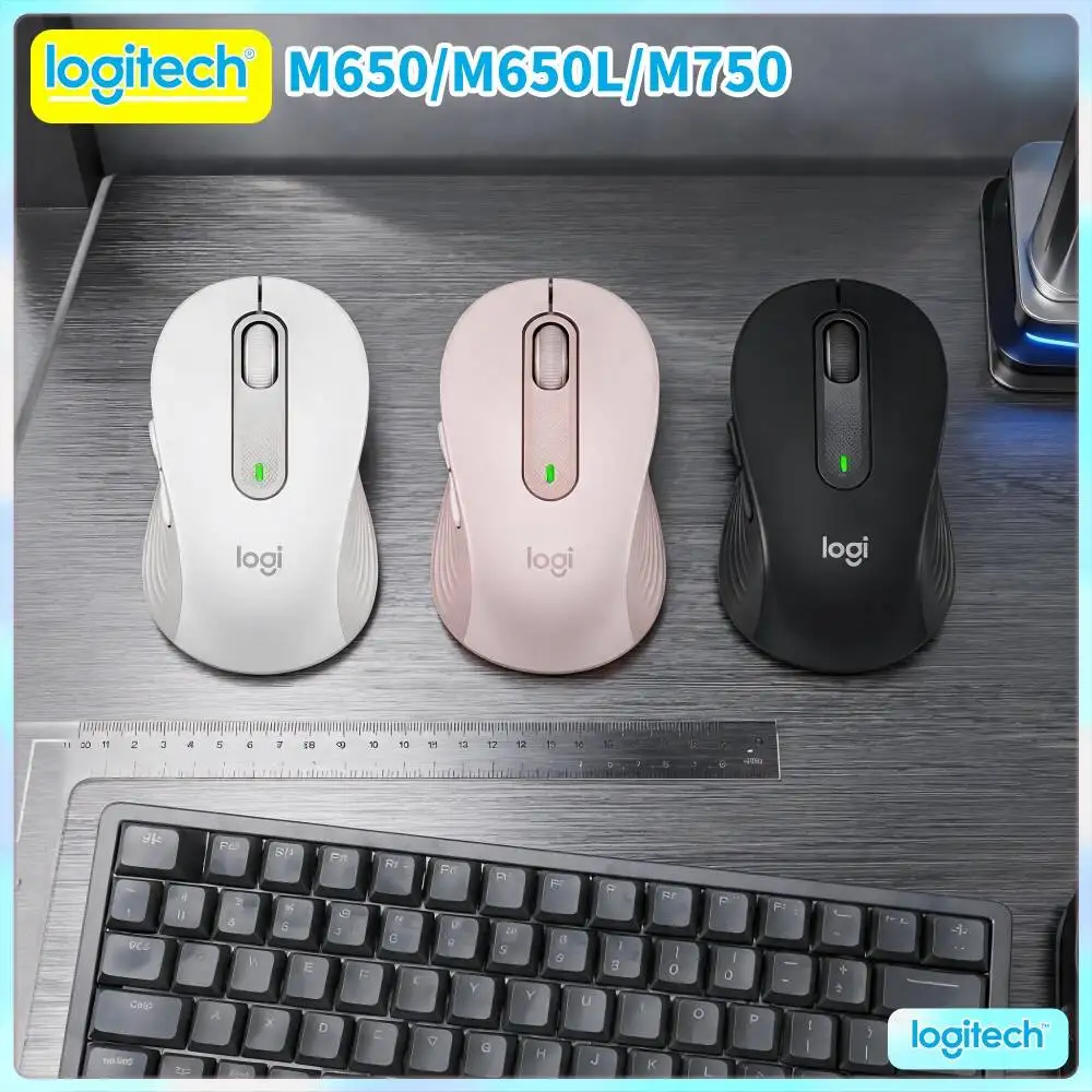 M750 Ergonomic Wireless Mouse Comfort Grip Design 4000 DPI Dual Connection Home Daily Office Practical Tool Pick
