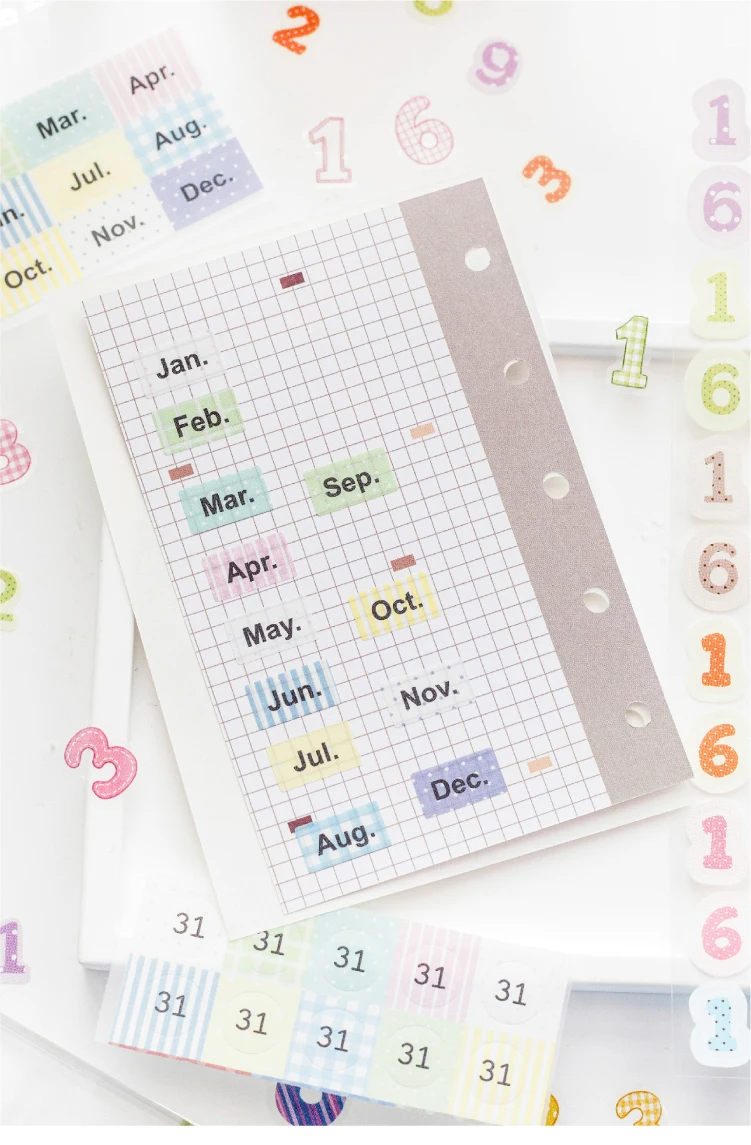 Journal GO 30 Stück Matte PET-Alphabet- & Zahlen-Aufkleber Pastellfarbene Buchstabenaufkleber für Scrapbooking, Karten, Journaling & DIY-Bastelarbeiten – Detail 7