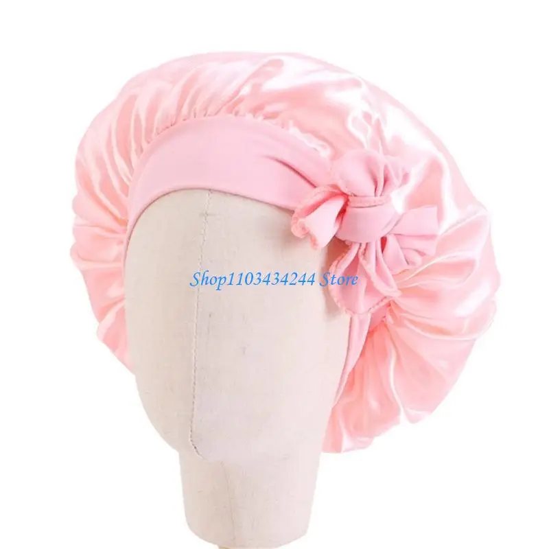 قبعة ربطة عنق للأطفال ناعمة للنوم والاستحمام لحديثي الولادة، قبعة ليلية للأطفال رائعة للنوم