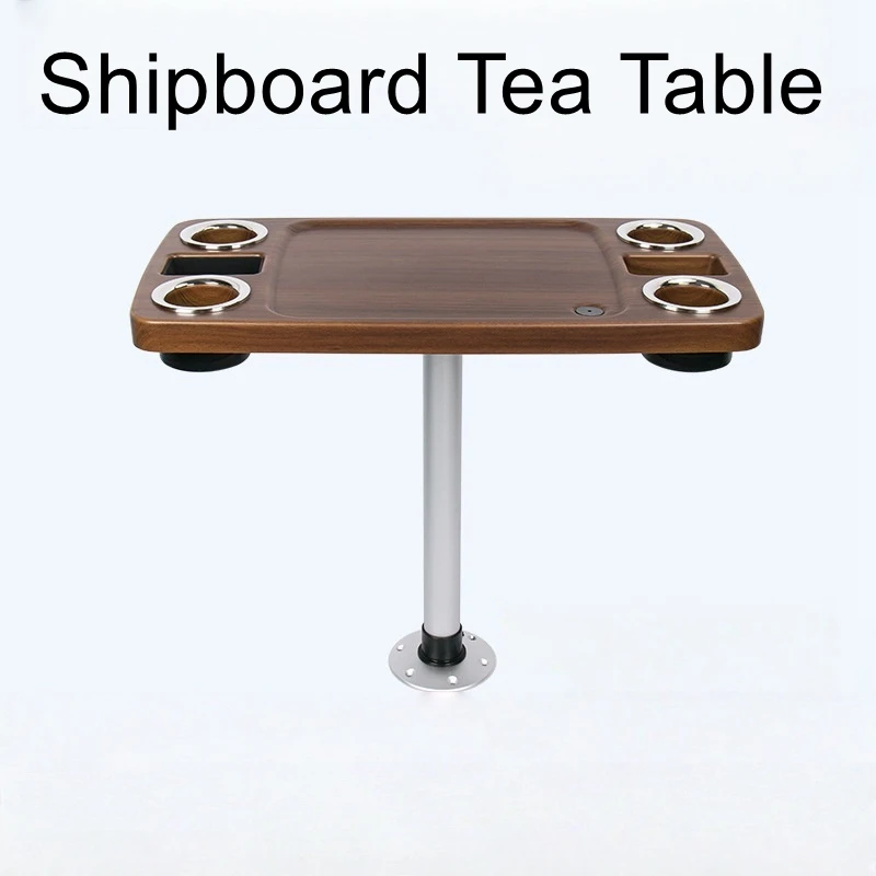 Removable yacht RV tea table yacht movable table bar table coffee table marine table