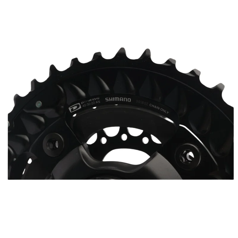 Shimano DEORE M6000 Chainwheel 3x10s دراجة كرانسيت 170 مللي متر 40-30-22T للدراجات الجبلية FC-M6000-3 الأصلي شيمانو اللون الأسود