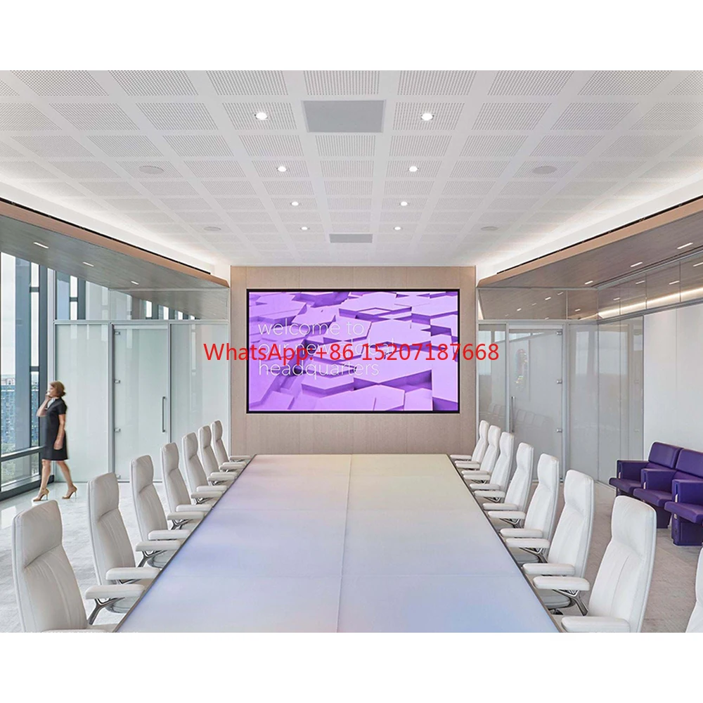 Smart 4K Flat Led Tv Panel Pantalla con schermo 4:3 sistema di controllo Android integrato di facile utilizzo per sala riunioni