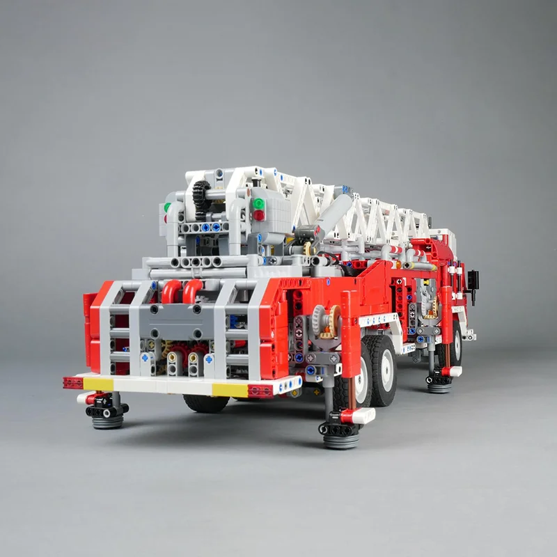 3502 stücke MOC Feuerwehrauto Technische Modell Bausteine Bau Montieren Weihnachten Geschenke Kreative Spielzeug Idee Ziegel Geburtstag