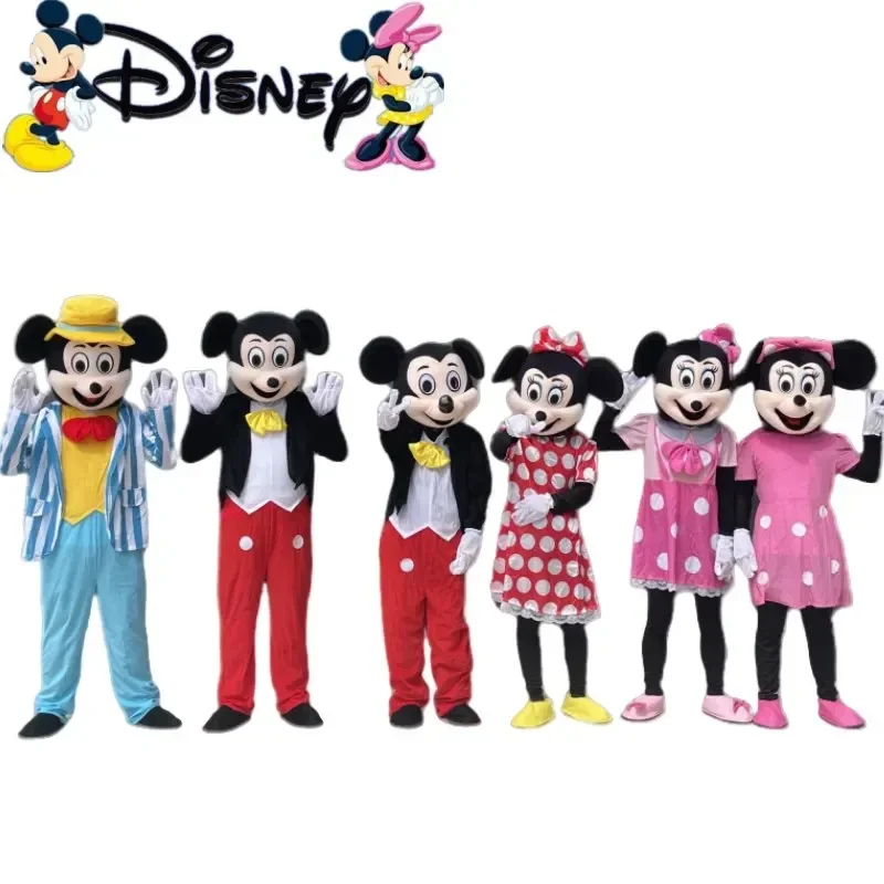 

Disney Mickey Minnie Mouse Mascot Set Classic Cartoon Characters Advertising Event Party Adult Costume Large Mascots cosplaygift