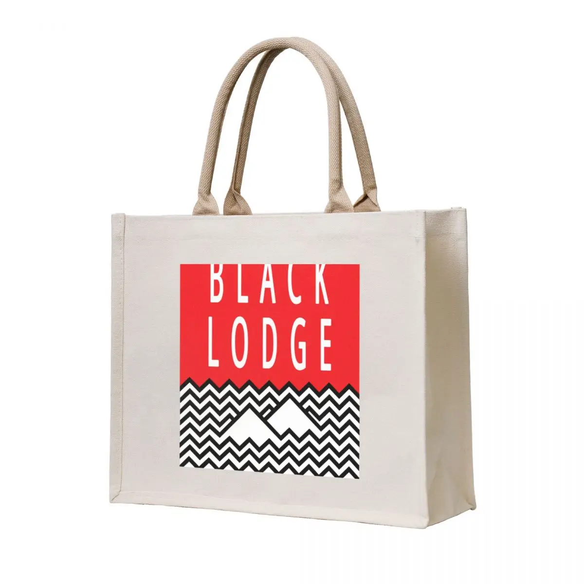 

Black Lodge Tote Bag shopper bags for women tote bags aesthetic shopping bag shopper bag women