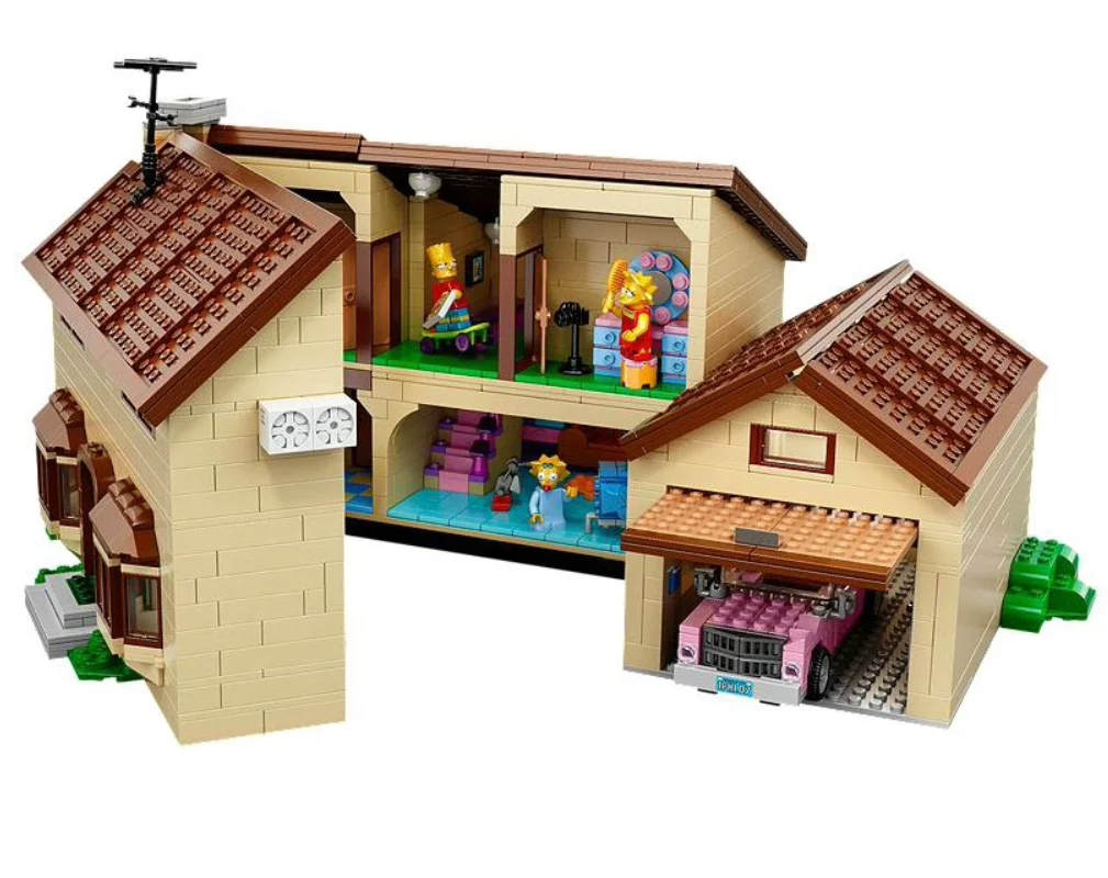 With Light 2523PCS House Desktop ornament Model Compatible 71006 71016 Birthday Christmas Gifts