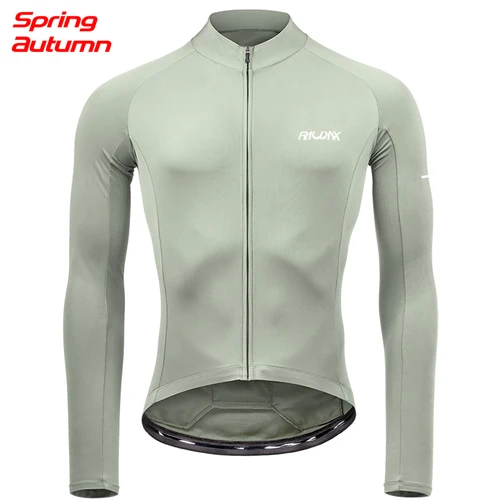 Imagen 2 del producto Camisetas de ciclismo ligeras y transpirables de alta elasticidad, Top de manga larga para ropa de bicicleta de otoño, camiseta de ciclista