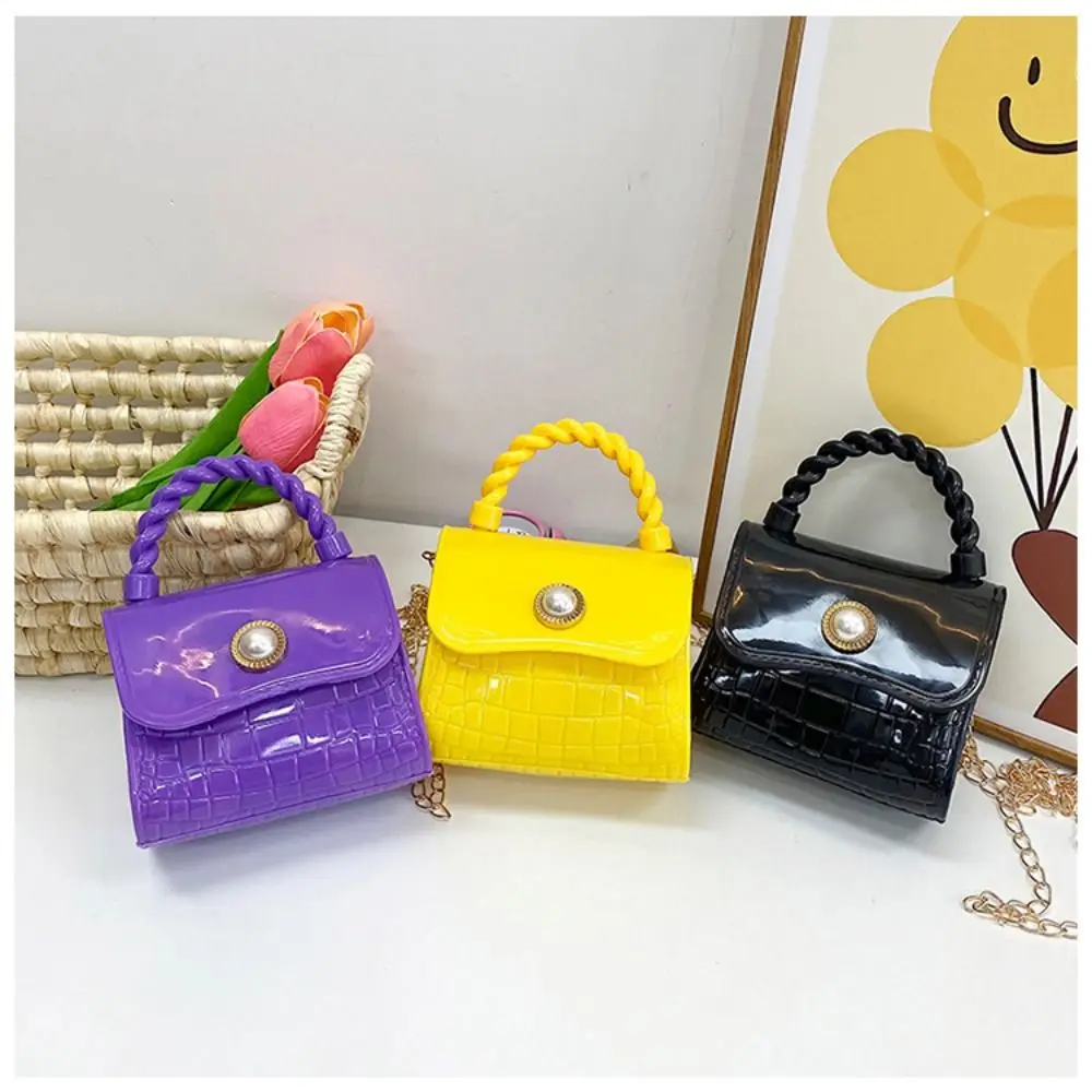 Children Summer Crossbody Bag New Fashion Girl Mini Jelly Handbag Little Girl Coin Purse Shoulder Bag