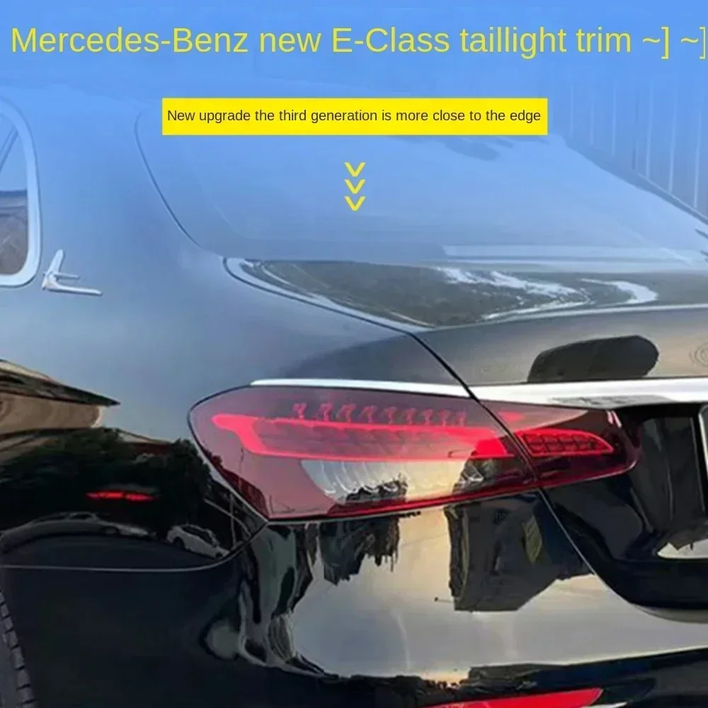 For Mercedes-Benz E-class E300L 16-23 models rear light decorative strip  modified trunk taillight body stickers