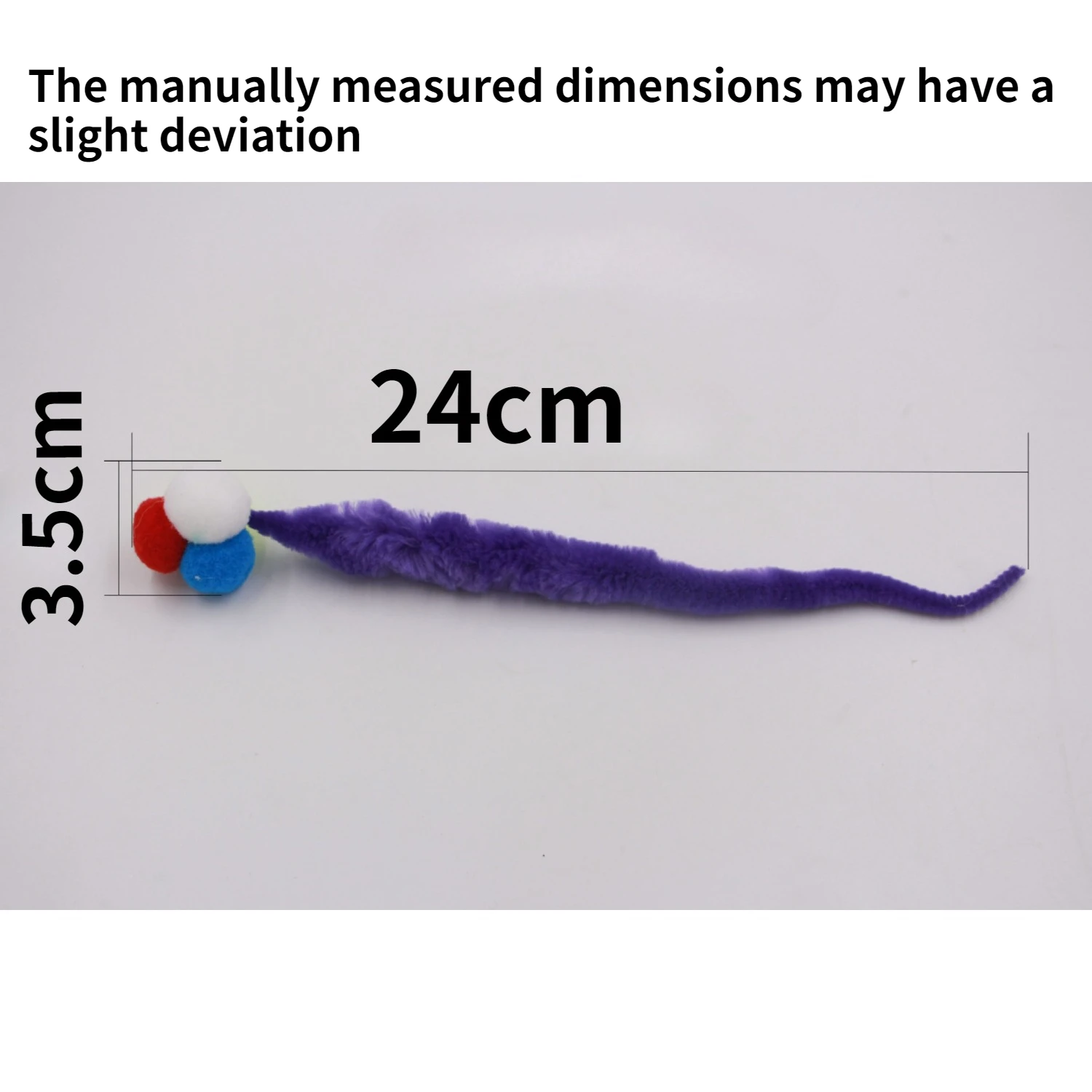 Cat interactive toys Tickle Cat Colorful Bouncing Ball Pet Supplies Puzzle Teasing Indoor Cat Worm Caterpillar Elastic Toy