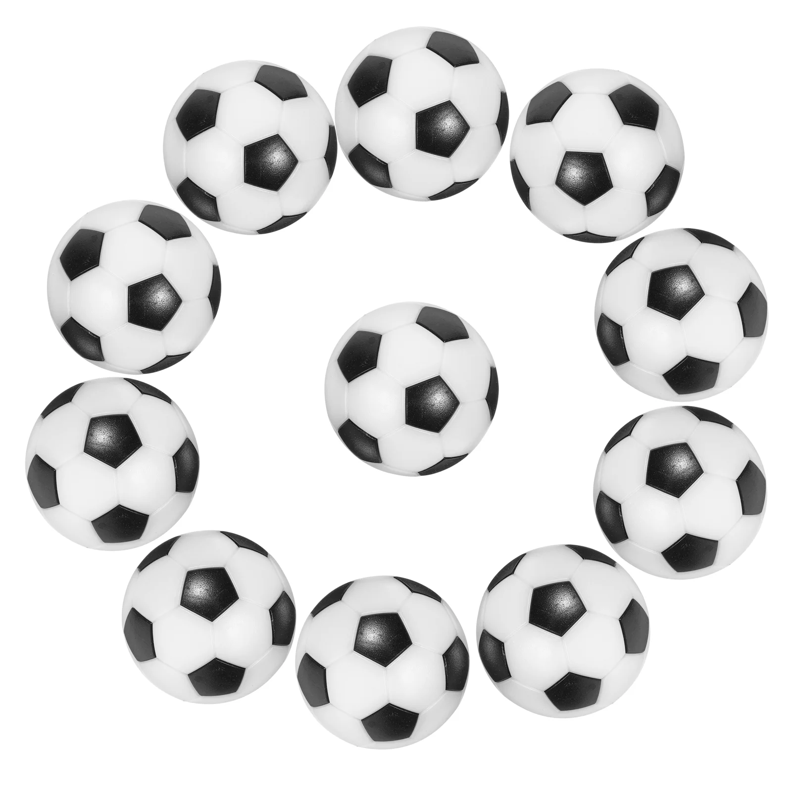 12 Pcs Tabletop Soccer Ball Football Mini Replacement Footballs Kids Accessories