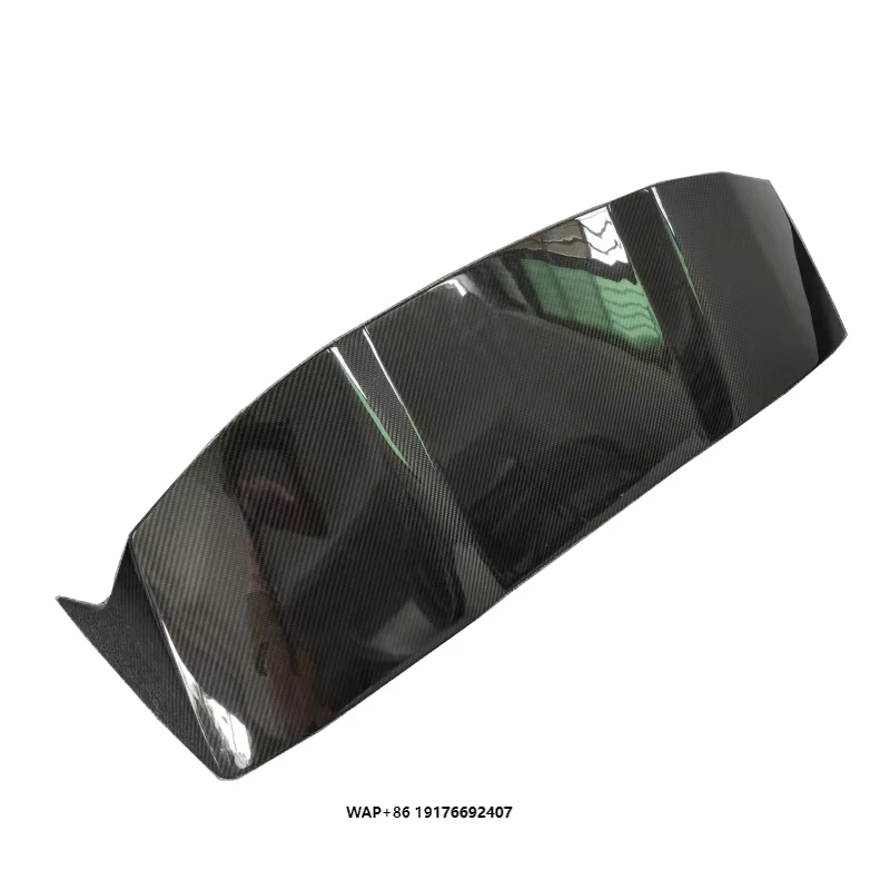 

High Quality Dry Carbon Fiber Rear Rear Trunk Spoiler Wing Polished Finish Body Kit forRolls Royce Cullinan