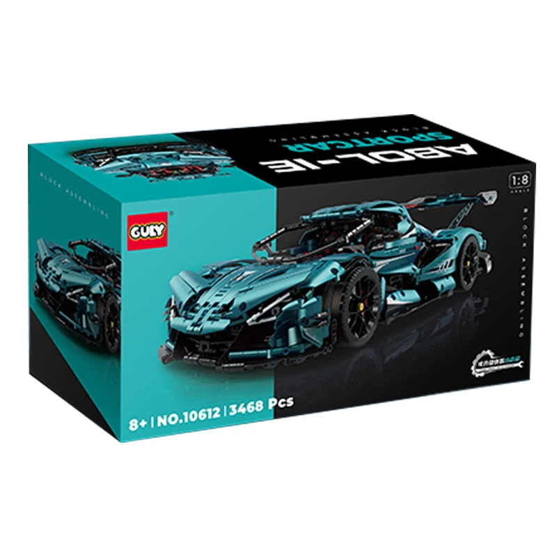 IN STOCK 10612 3468pcs Technical Remote Control Sports Car Building Blocks Model MOC Apollo Racing Bricks Toys for Boys Gift Set