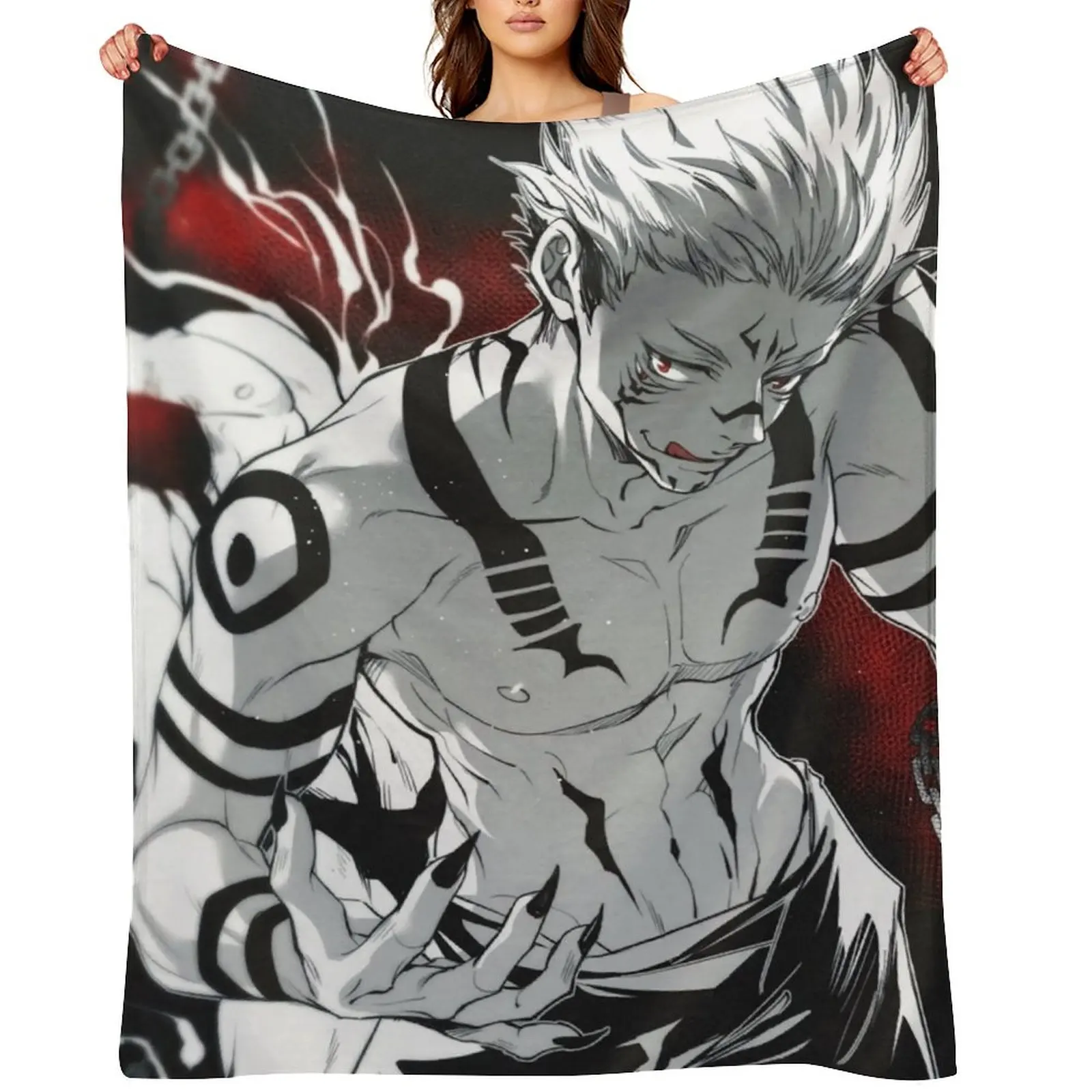 

Одеяло Sukuna & Itadori Yuji, волосы, теплые красивые тонкие одеяла