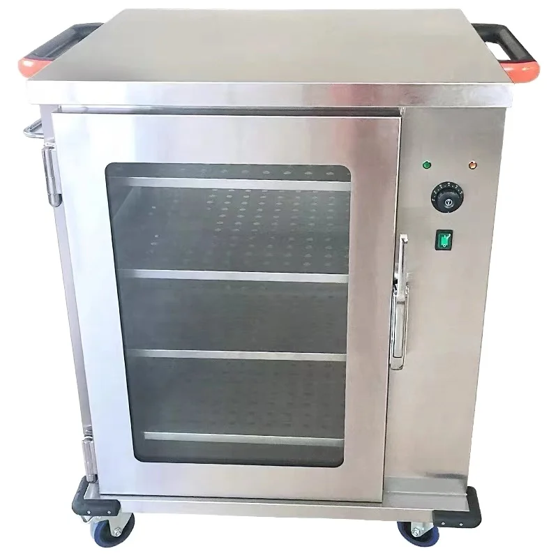 Hotel Banquet Trolley Food Warmer For Catering Stainless Steel Food Warmer Cabinet