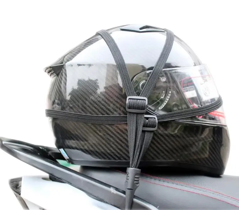 Universal Bungee Cargo Net für Motorrad Fahrrad ATV Offroad Gocart Zubehör Helm/Kraftstoff tank Netz Helm Seil Gepäck gürtel