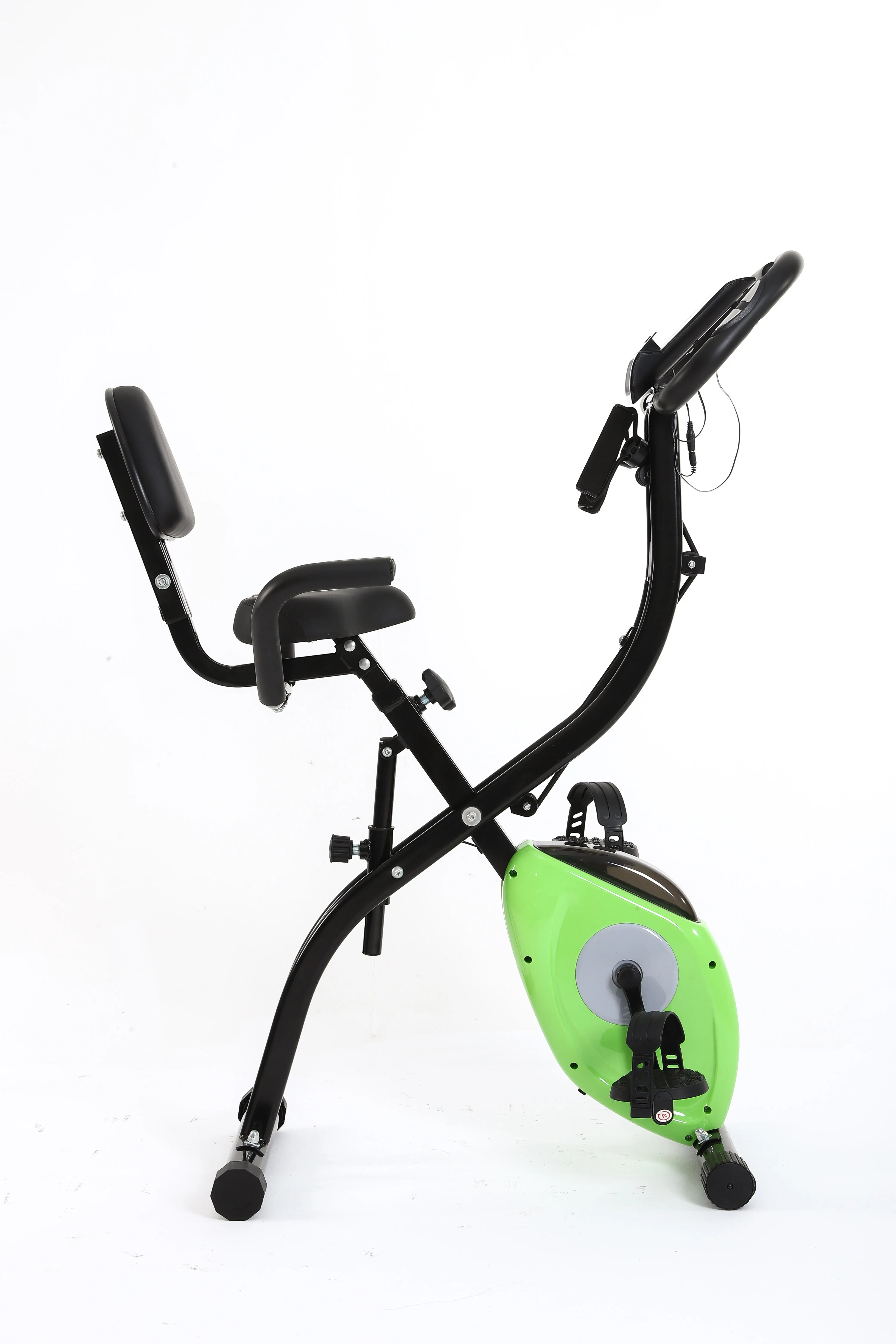 

High-Quality Folding Magnetic Fitness Exercise Bike with Arm Workout Function, Designed for Indoor Home Gym Use