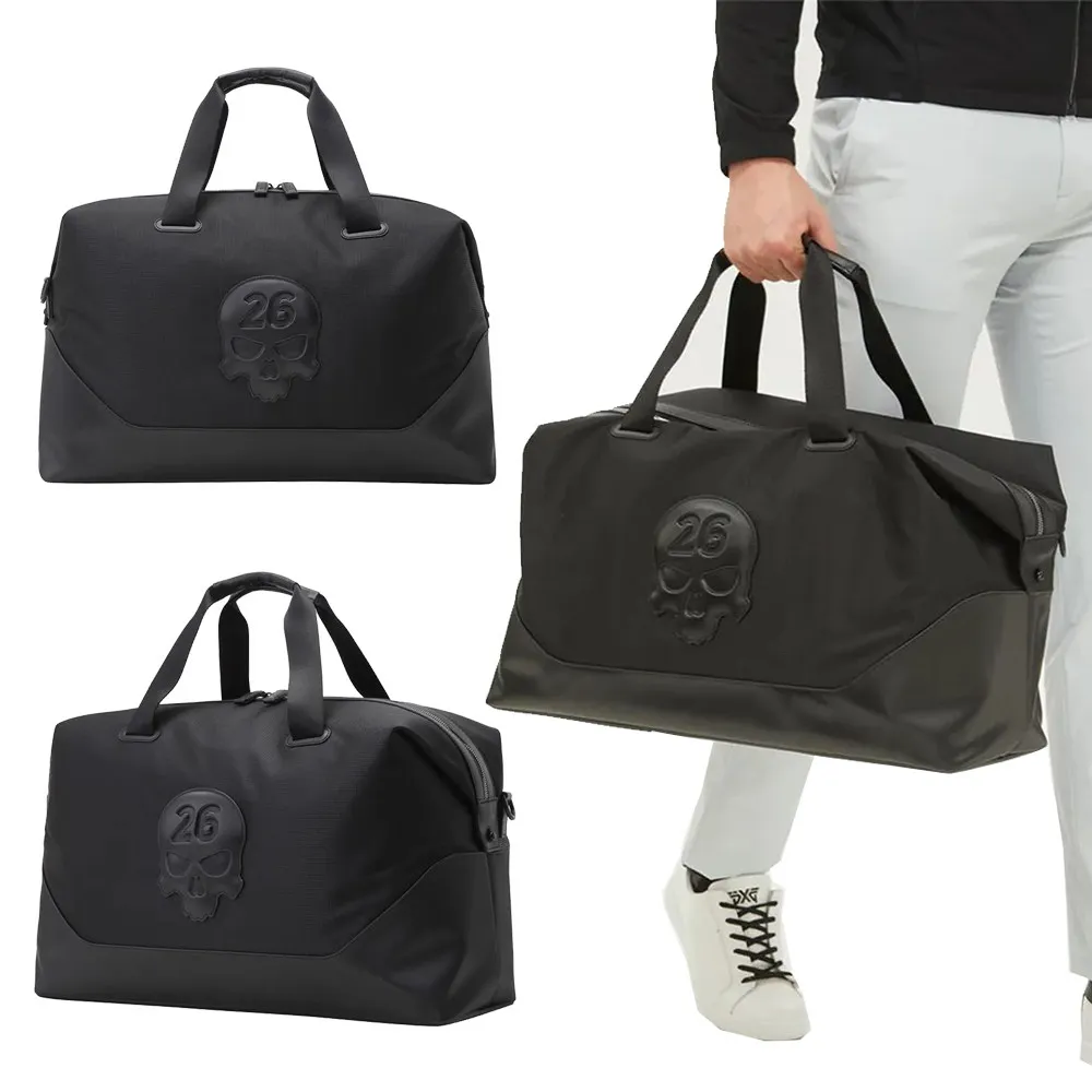 

Golf large-capacity skull handbag men's and women's sports fitness bag travel bag black tote bag
