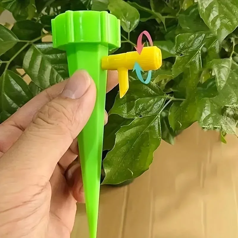 10 Stück Blumenförmiges, verstellbares automatisches Tropfbewässerungssystem für Pflanzen, Hausbalkon, Topfpflanzen, Gartenbewässerungswerkzeuge – Detail 3