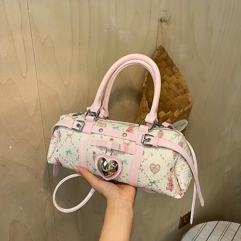 

Сумка на плечо большой емкости Sweet Girl, стильная универсальная сумка через плечо с подушкой, модная сумка для женщин